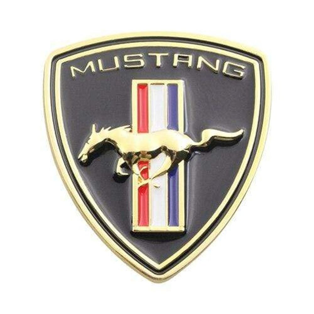 Brand New Metal Ford Mustang Trunk Fender Emblem 2.48 x 2.24 Inch